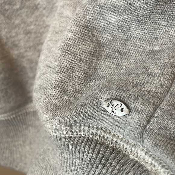 American Eagle Outfitters Penguin Sequin Crew Neck Sweatshirt in Gray S - Picture 7 of 15
